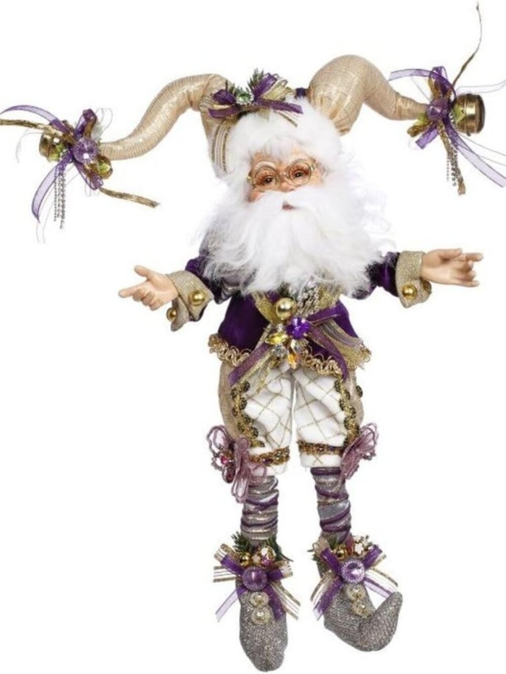 Christmas Decor Elf Figurine - 13" Holiday Collectible Ornament for Festive